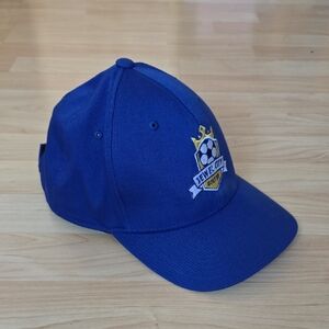 NWOT Jewel City United Blue Soccer Adjustable Cap with Logo